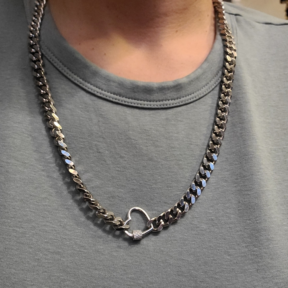 Stainless steel "Heart of Love" necklace